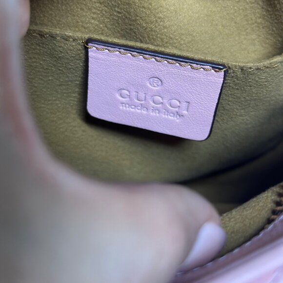Gucci GG Marmont Circular Mini Bag - Pink - Picture 3 of 9